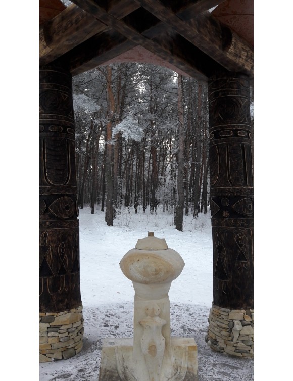 Альтанка в Трипільському стилі 